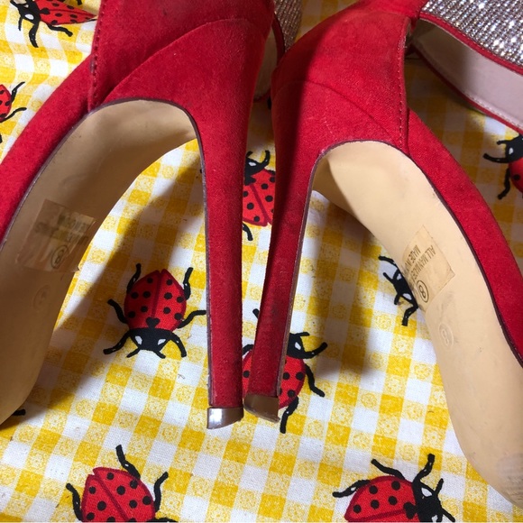 Red Stiletto with Rhinestone by Olivia Ferguson - Picture 7 of 8